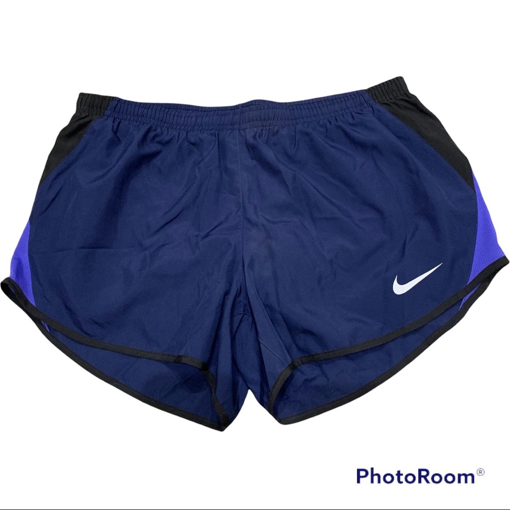 Nike Dri-Fit Tempo running athletic shorts nylon mesh navy Medium